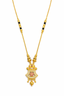 Elegant Floral Temple Design Mangalsutra Necklace