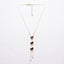 Trio Black Heart Cascade Necklace
