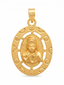 Bajrang Divine Gold Pendant