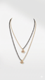 Elegant Dual Layer Diamond Shape Mangalsutra Necklace