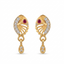Designer Oval Drop Earrings