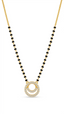 Elegant Double Circle Stone Mangalsutra
