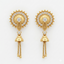 Royal Jhumka Style Gold Tassel Earrings