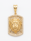 Royal Lion Face Gold Pendant