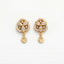 Royal Blossom Sparkle Drop Earrings