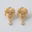 Floral Sparkle Drop Earrings