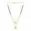 Elegant Dual Oval Layered Mangalsutra Necklace