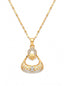 Prism Arc Diamond Pendant Necklace