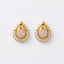 Diamond Eyedrop Stud Earrings
