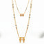 Royal Dual Elegance Mangalsutra Combo – 24K Gold Plated Set