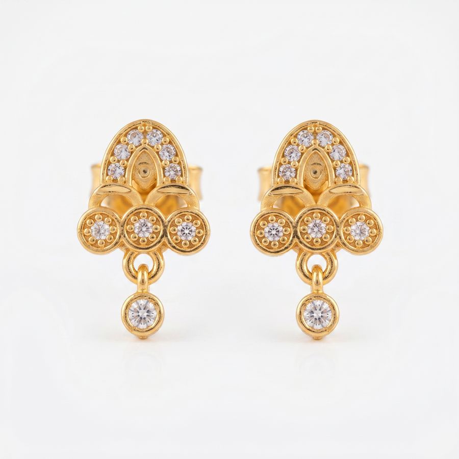 Floral Drop Earrings