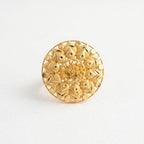 Floral Filigree Statement Ring