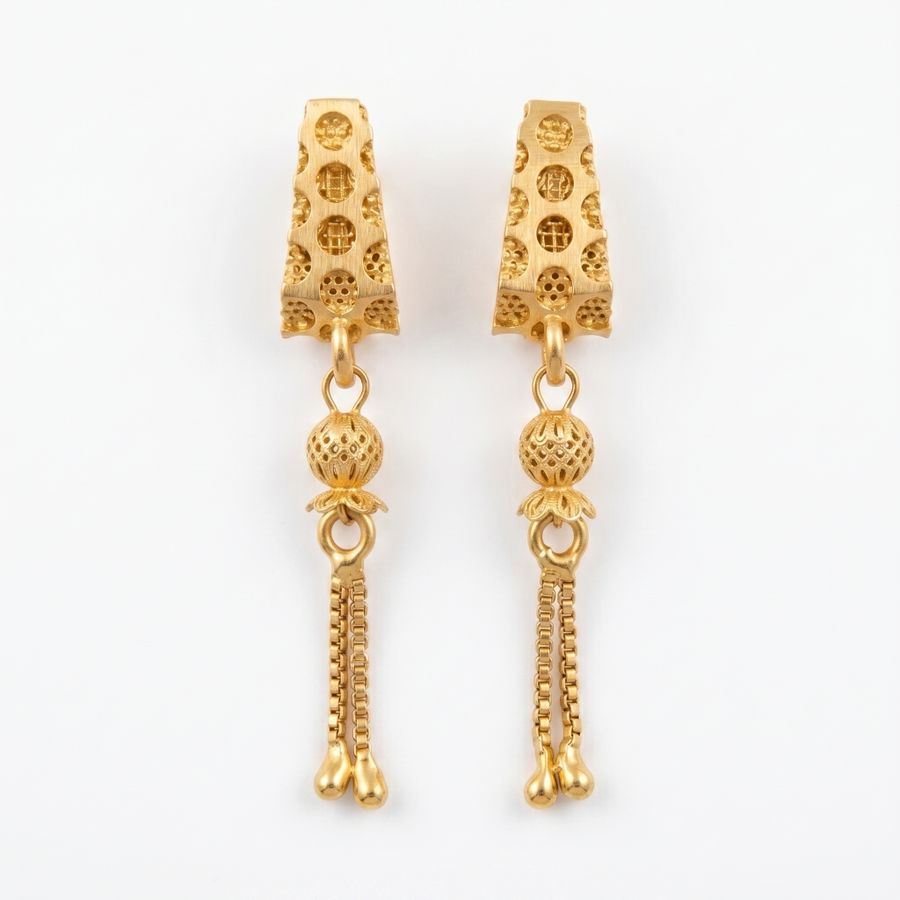 Regal Tassel Drop Earrings