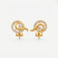 Aurora Swirl Stud Earrings