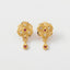 Ruby Blossom Designer Drop Earrings