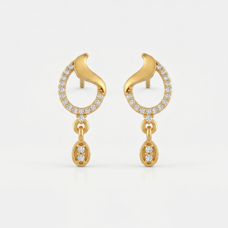 Aurelia Spark Drop Earrings