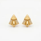 Golden Crest Premium Stud Earrings