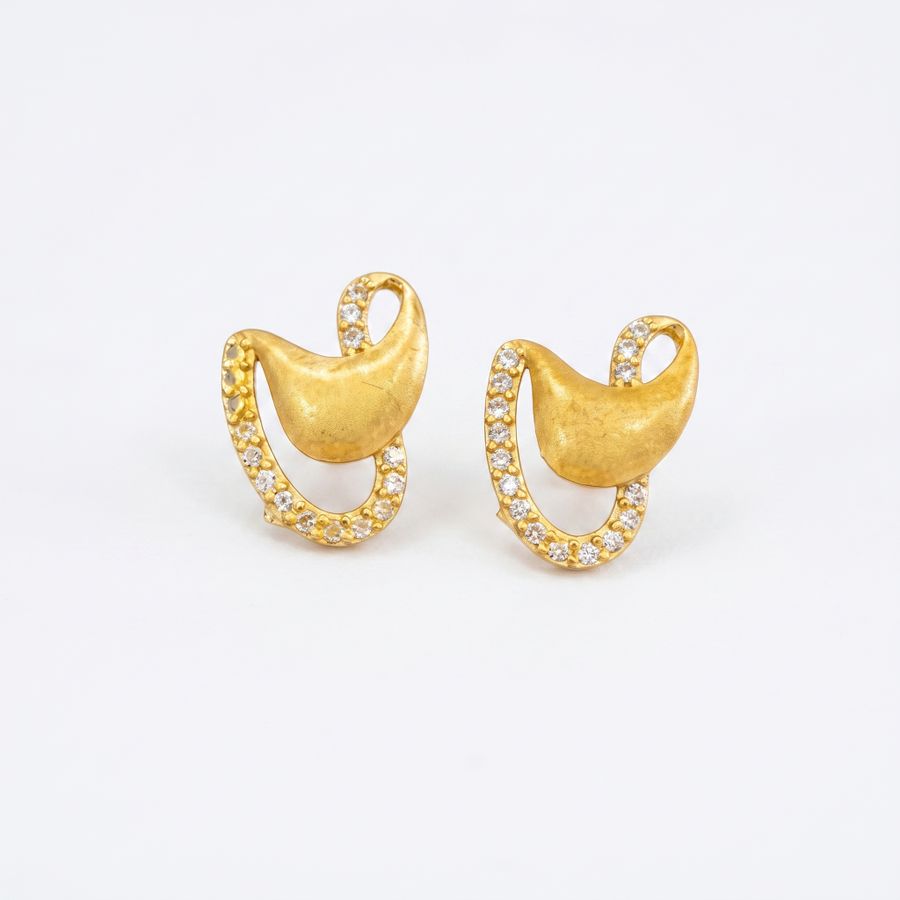 Infinity Loop Stud Earrings