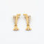 Geometric Crystal Drop Earrings