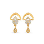 Golden Grace Crystal Drop Earrings