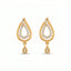 Teardrop Crystal Dangle Earrings