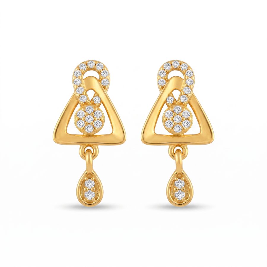 Elegant Triangle Earrings