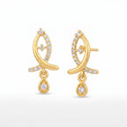 Leaf Drop Earrings