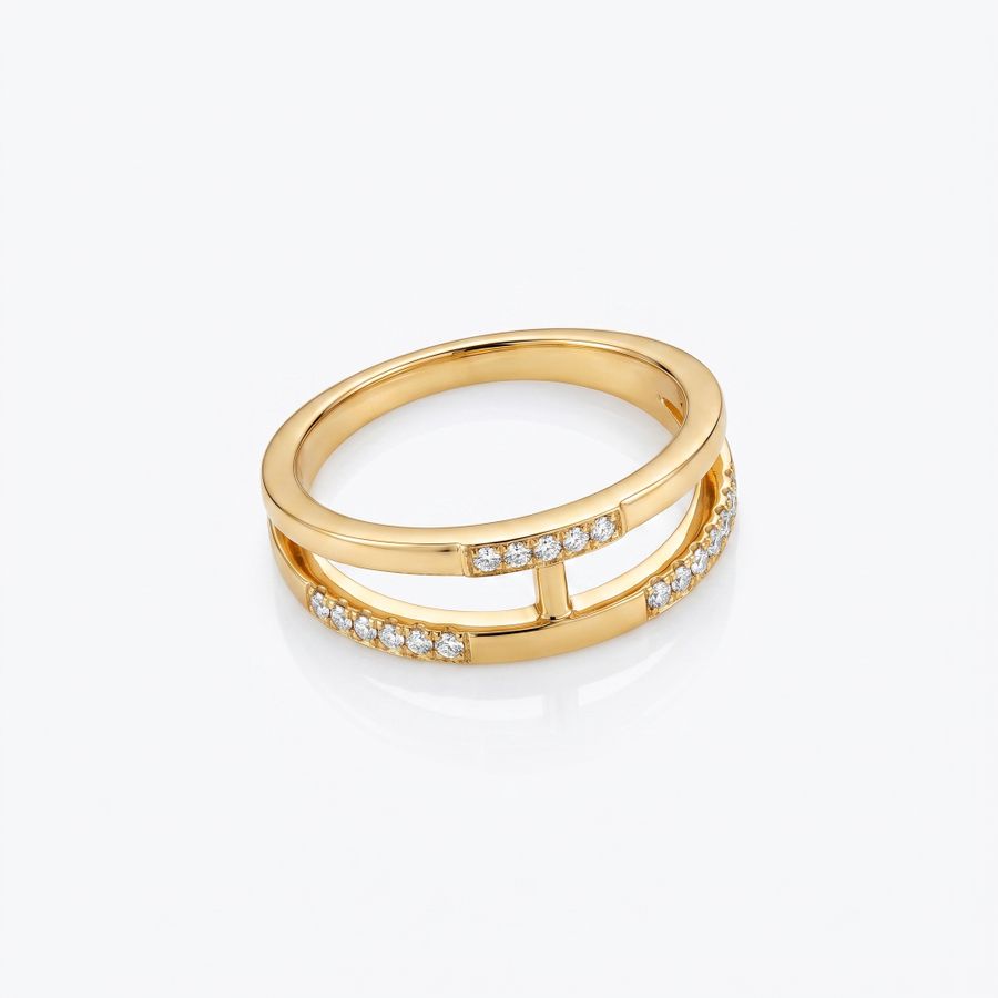 Infinity Grace Dual Band Ring