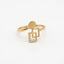 Modern Geo Charm Ring