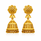 Gold Traditional Jhumka Earrings