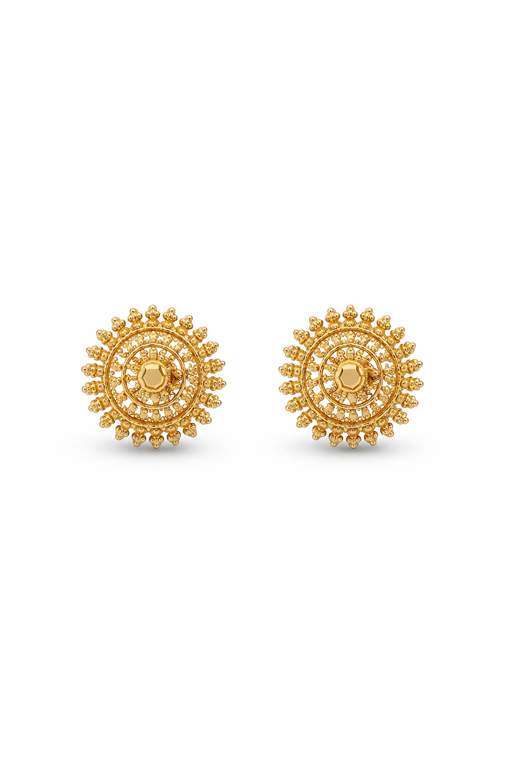Sunburst Stud Earrings Main image