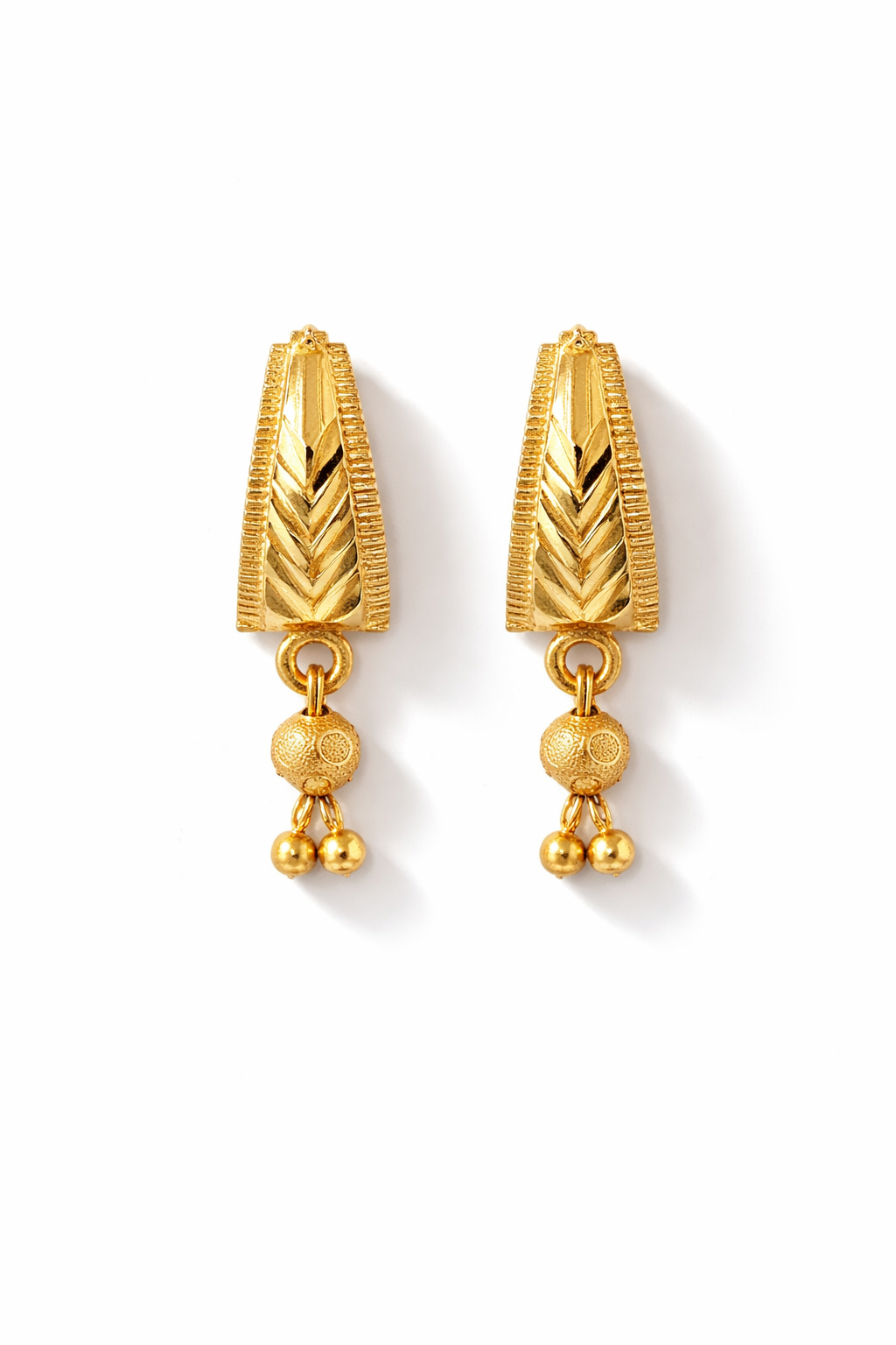 Gold Jhumki Drop Earrings Main image