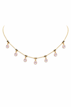 Pink Crystal  Style Necklace