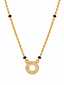 Elegant Circular Stone Mangalsutra Necklace
