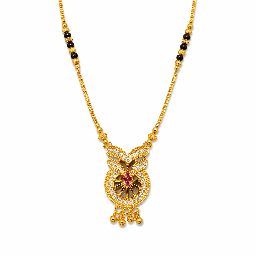 Regal Owl Designer Mangalsutra