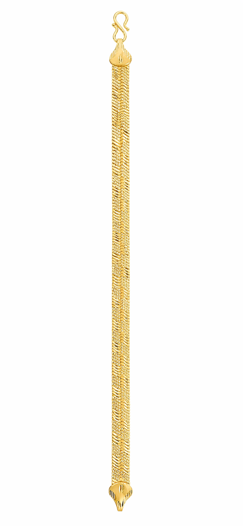 Classic Gold Textured Bracelet