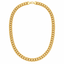 Classic Basket Weave 24K Gold Plated Chain