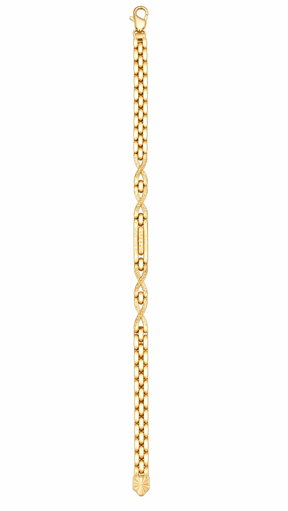 Elegant Twist Link Bracelet
