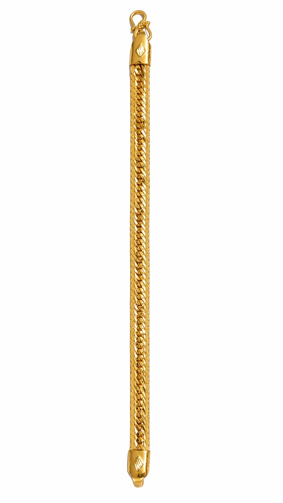 Classic Triple Rope Gold Plated Bracelet