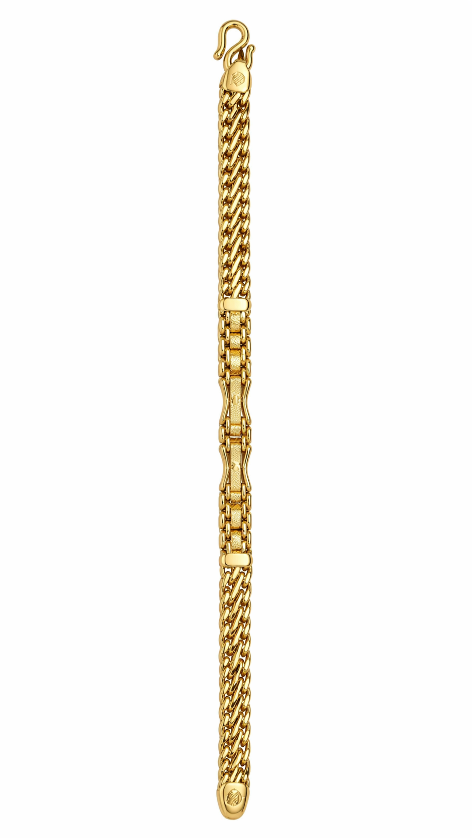 Classic Center Design Gold Plated Bracelet