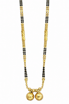 Traditional Dual Bead Mangalsutra Necklace