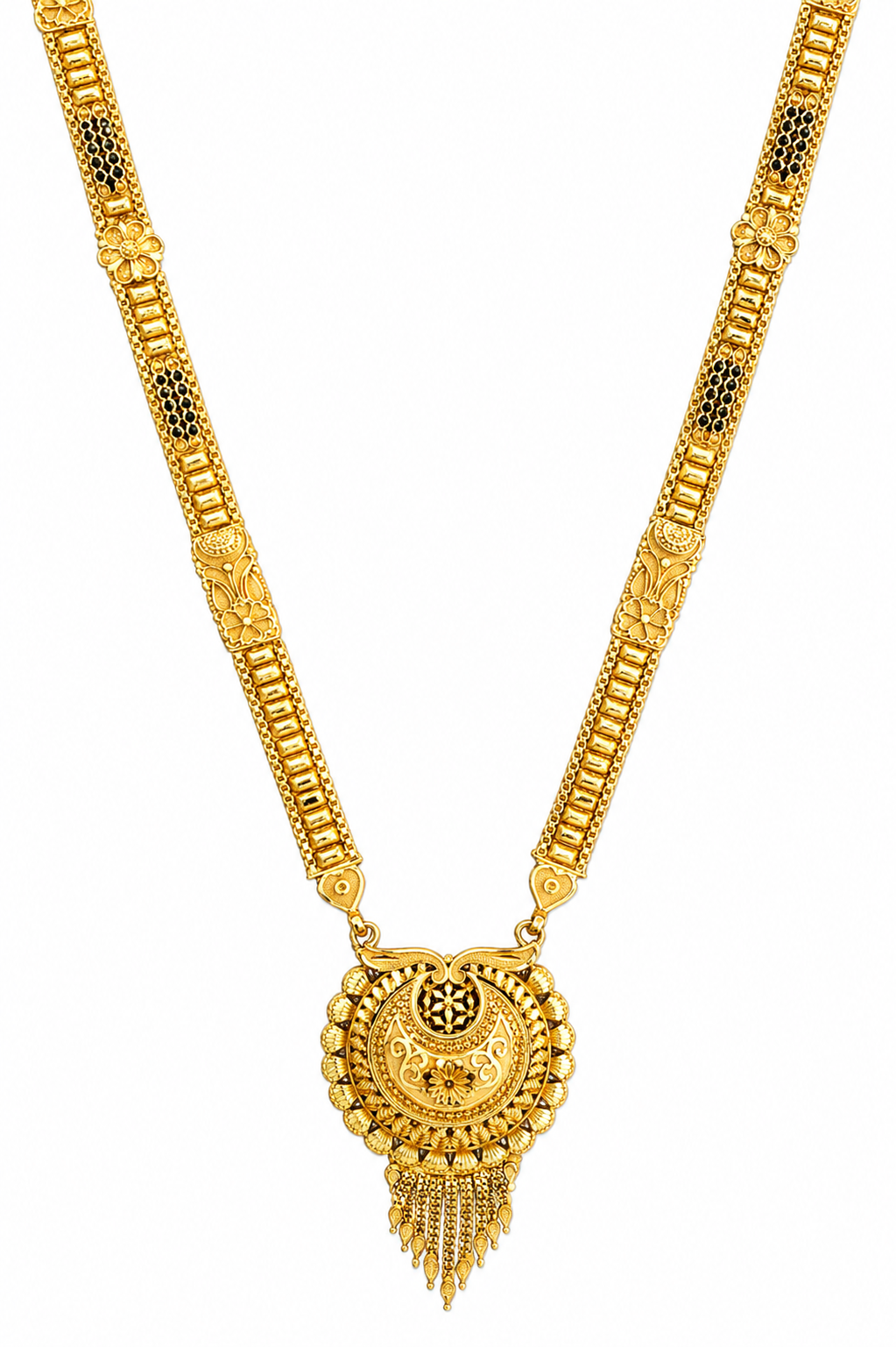 Heritage Floral Medallion Long Mangalsutra