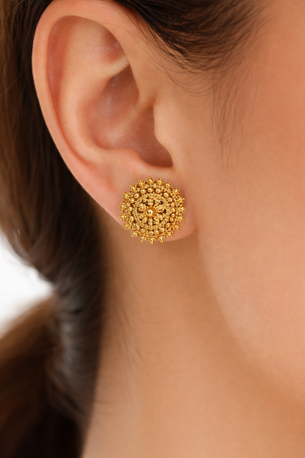 Sunburst Stud Earrings