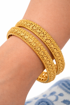 Royal Filigree Gold Bangles