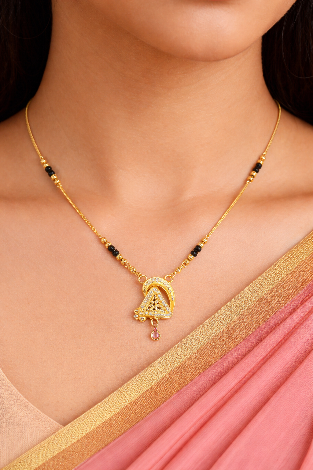 Elegant Designer Mangalsutra Pendant Necklace