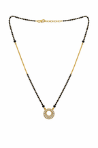 Elegant Double Circle Stone Mangalsutra