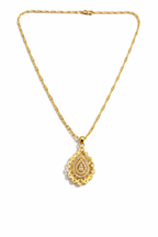 Royal Teardrop Pendant Necklace