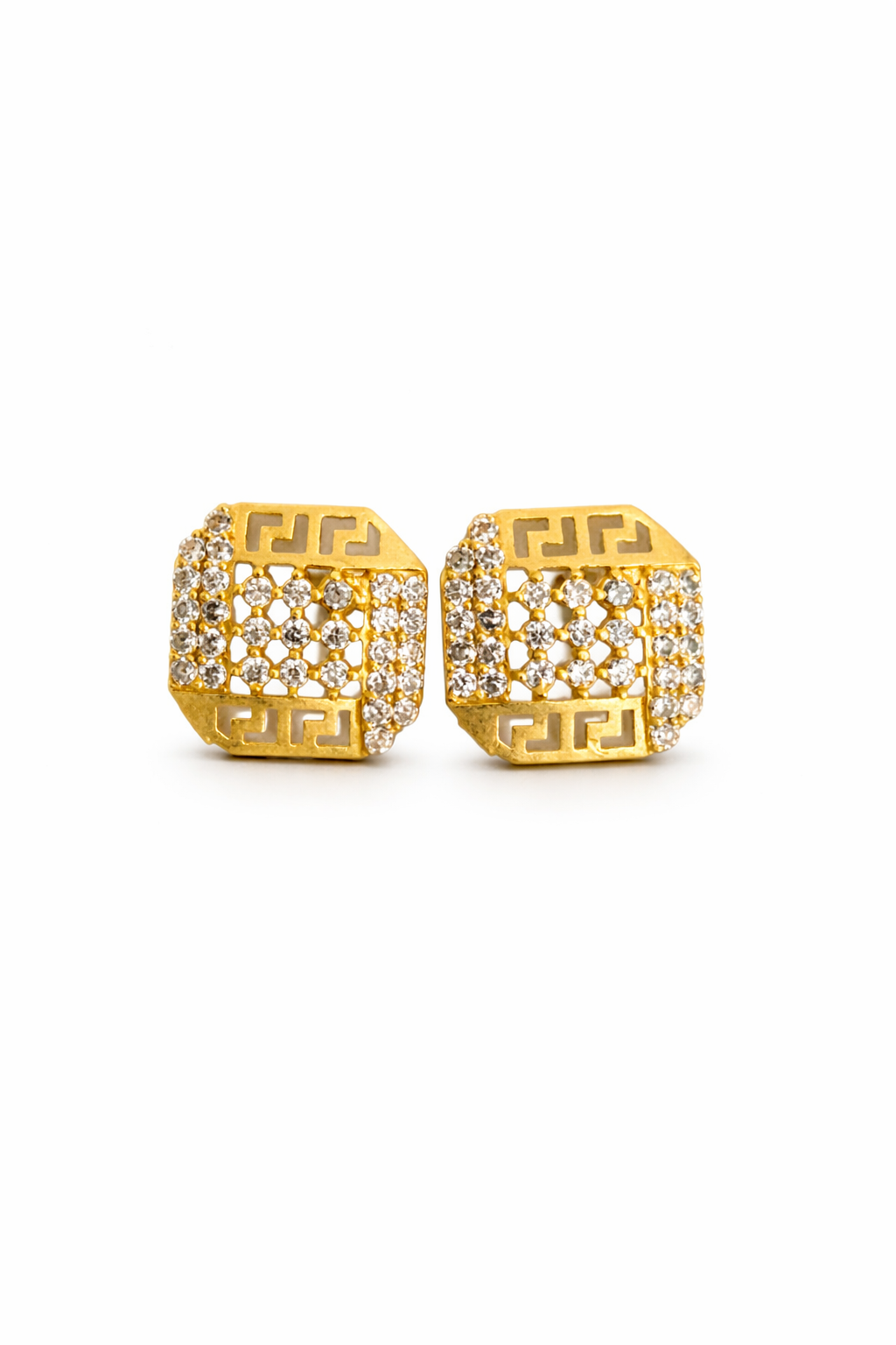 Geometric Sparkle Pendant Set