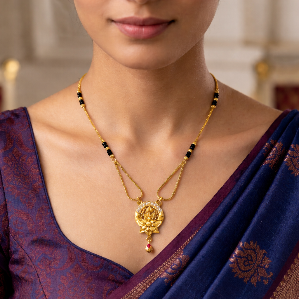 Royal Lotus Heritage Mangalsutra