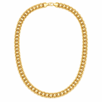 Classic Basket Weave 24K Gold Plated Chain
